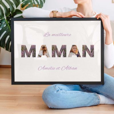 Poster personnalisé Lettres Photos 