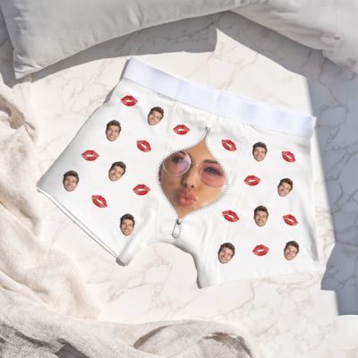 Caleçon personnalisé Design fermeture éclair