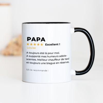 Tasse personnalisée avec avis client