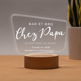 Lampe LED personnalisée design Enseigne rétro