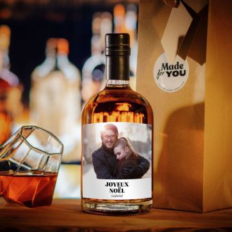 Whisky avec photo et texte