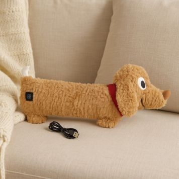 Peluche chauffante USB chien