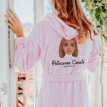 Cr ez votre peignoir personnalis avec nom Cadeaux Folies