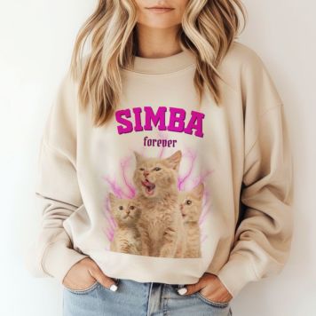 Pull Bootleg personnalisé avec votre animal de compagnie