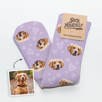 Chaussettes personnalisées avec votre animal de compagnie