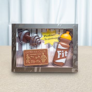 Coffret Fitness en Chocolat