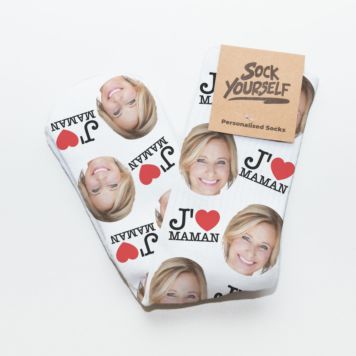Chaussettes personnalisées pour maman ou papa