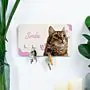 Porte-clés mural personnalisé avec animal de compagnie