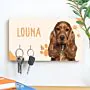 Porte-clés mural personnalisé avec animal de compagnie