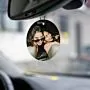 Désodorisant voiture personnalisé avec visage - Lot de 2