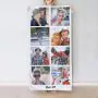 Serviette personnalisée avec 8 photos et texte