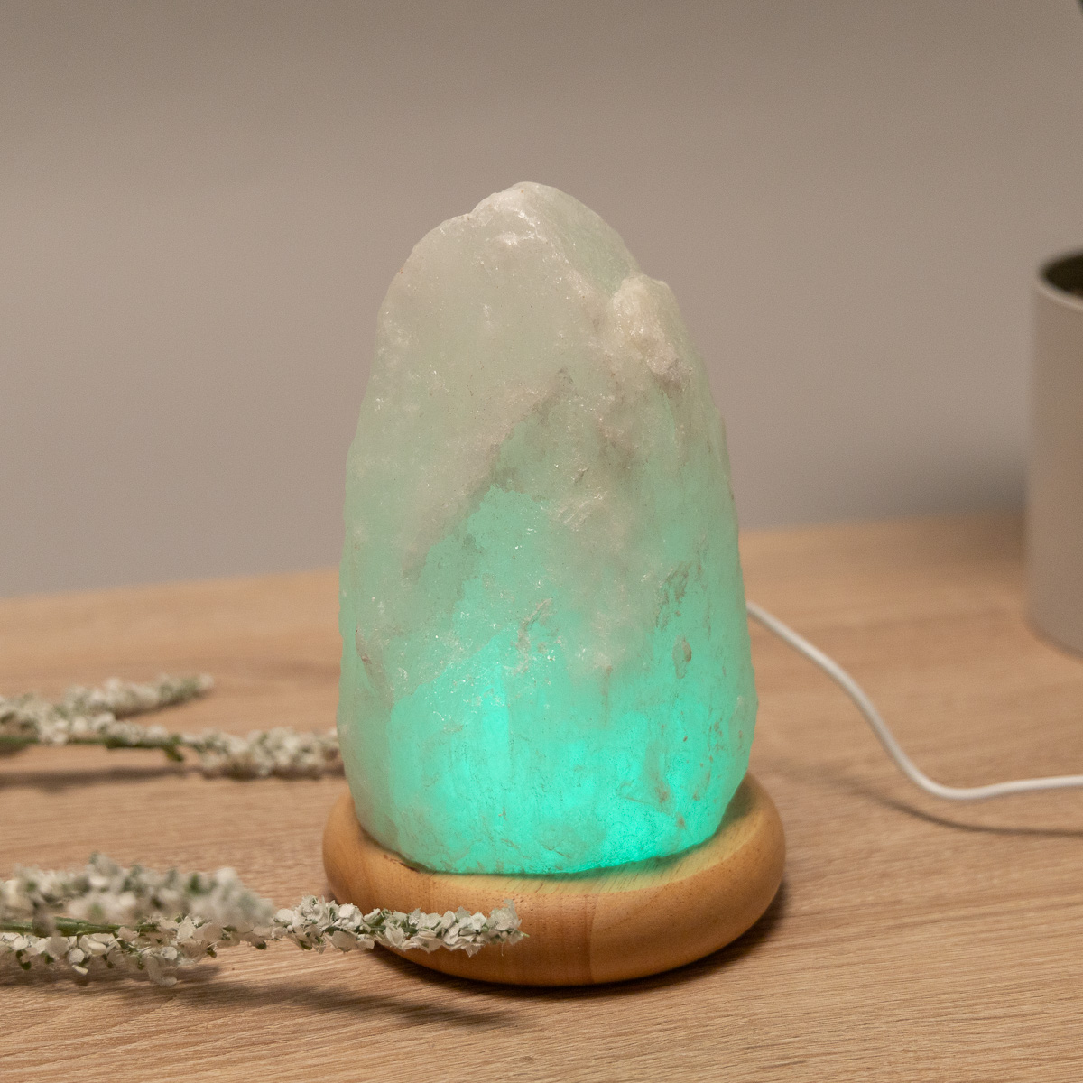 Lampe de sel d’Himalaya avec USB