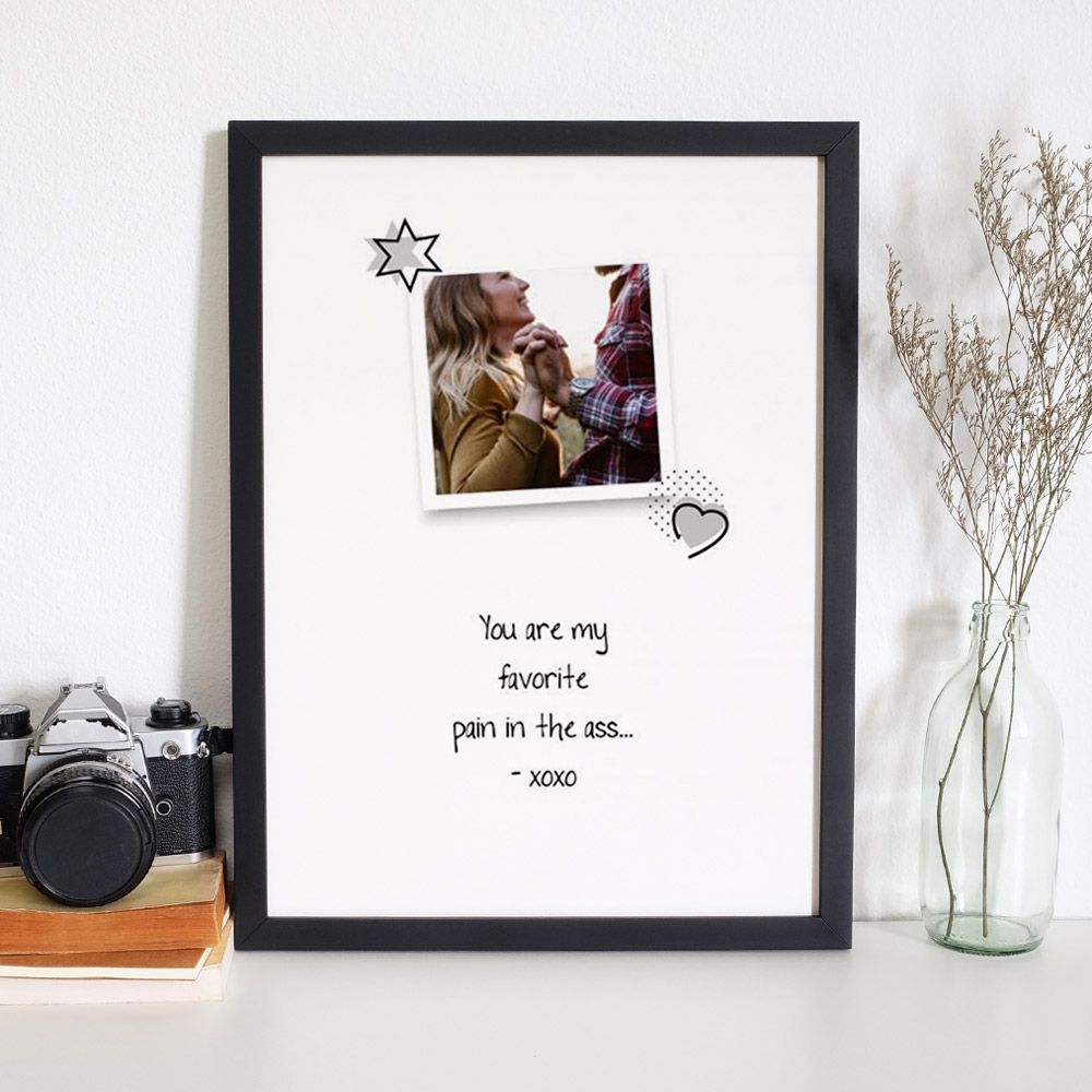 Poster Photo Personnalisable - Citation