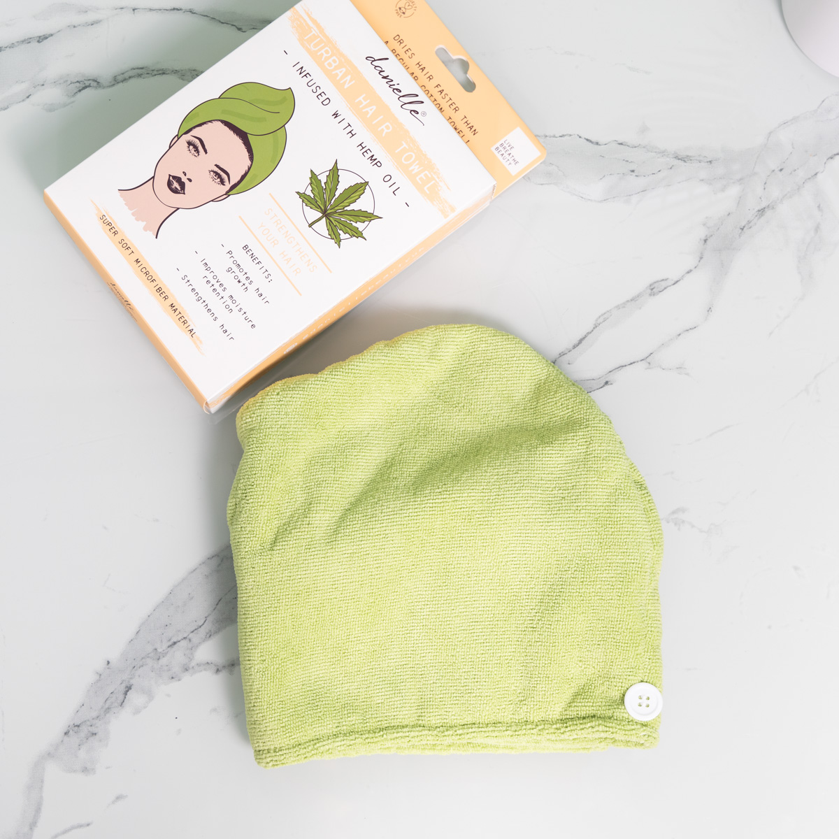 Turban parfumé pour cheveux