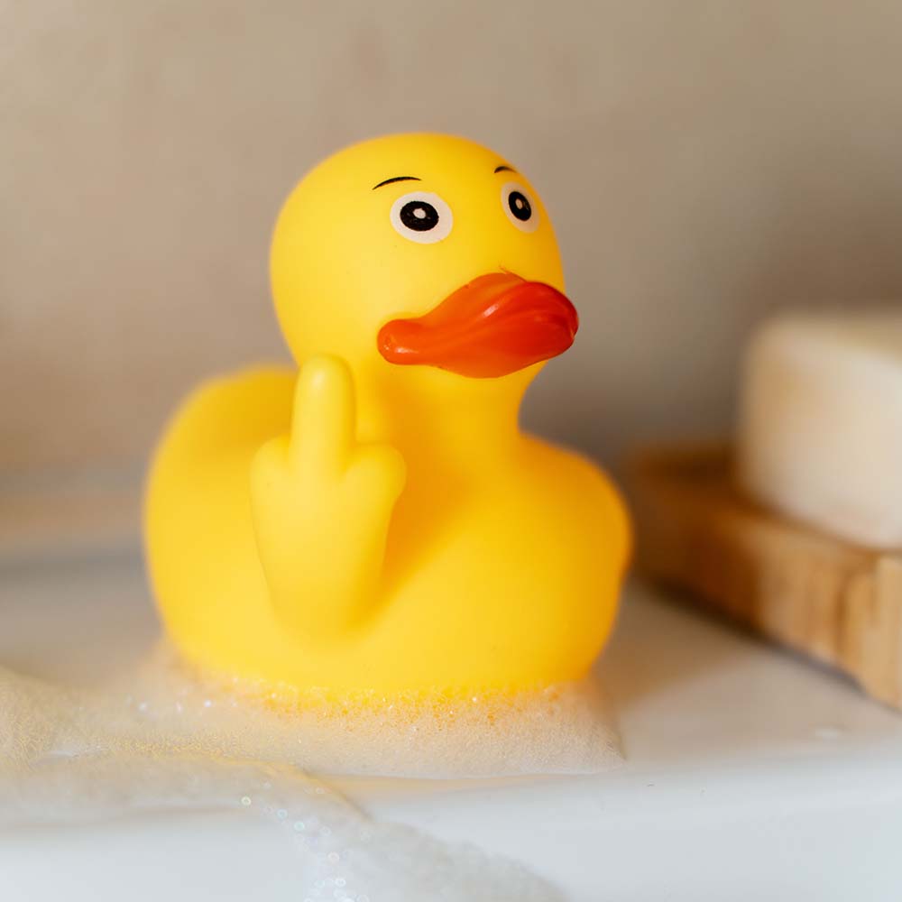 Canard en plastique Doigt d’honneur