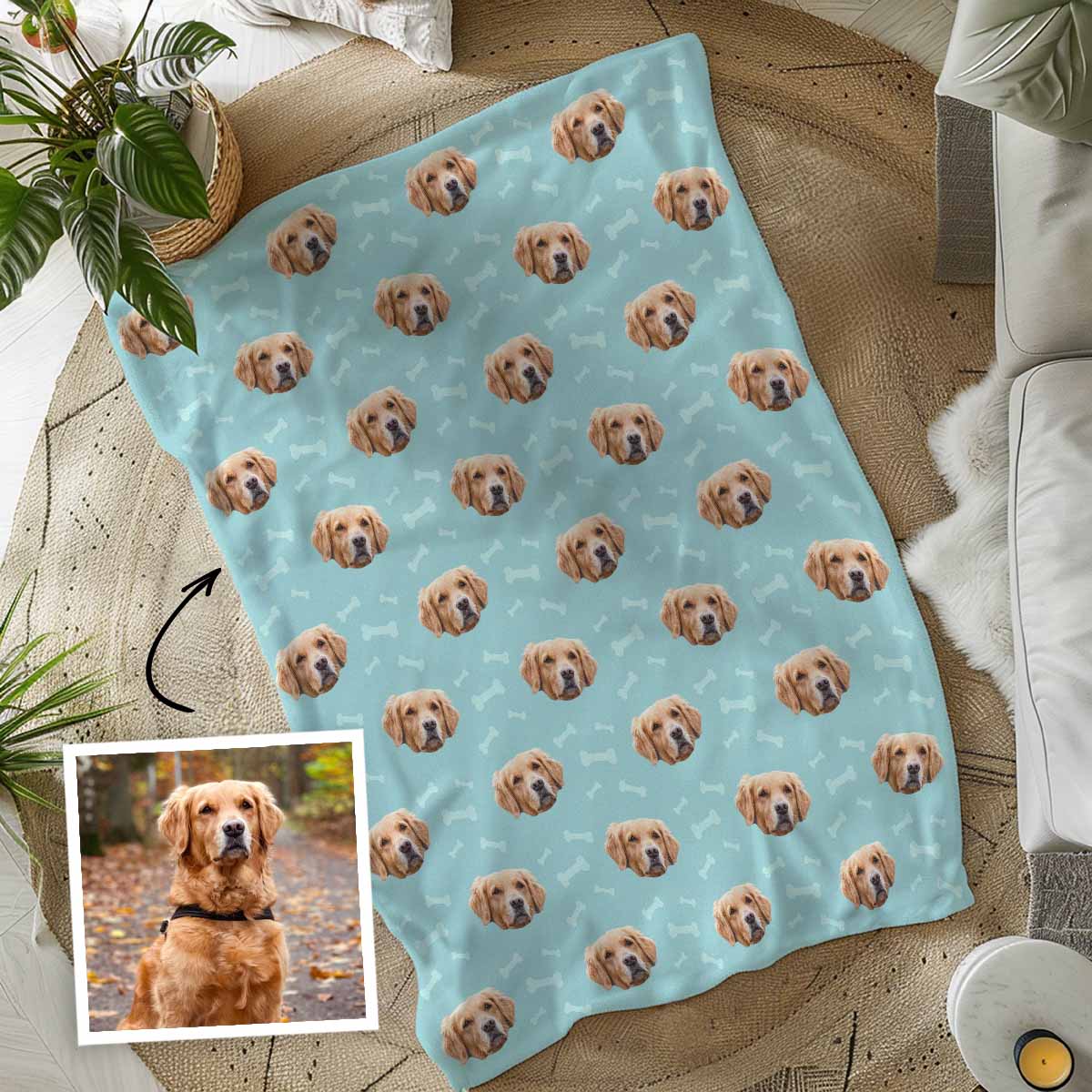 Couverture personnalisée avec votre animal de compagnie Couverture personnalisée avec votre animal de compagnie