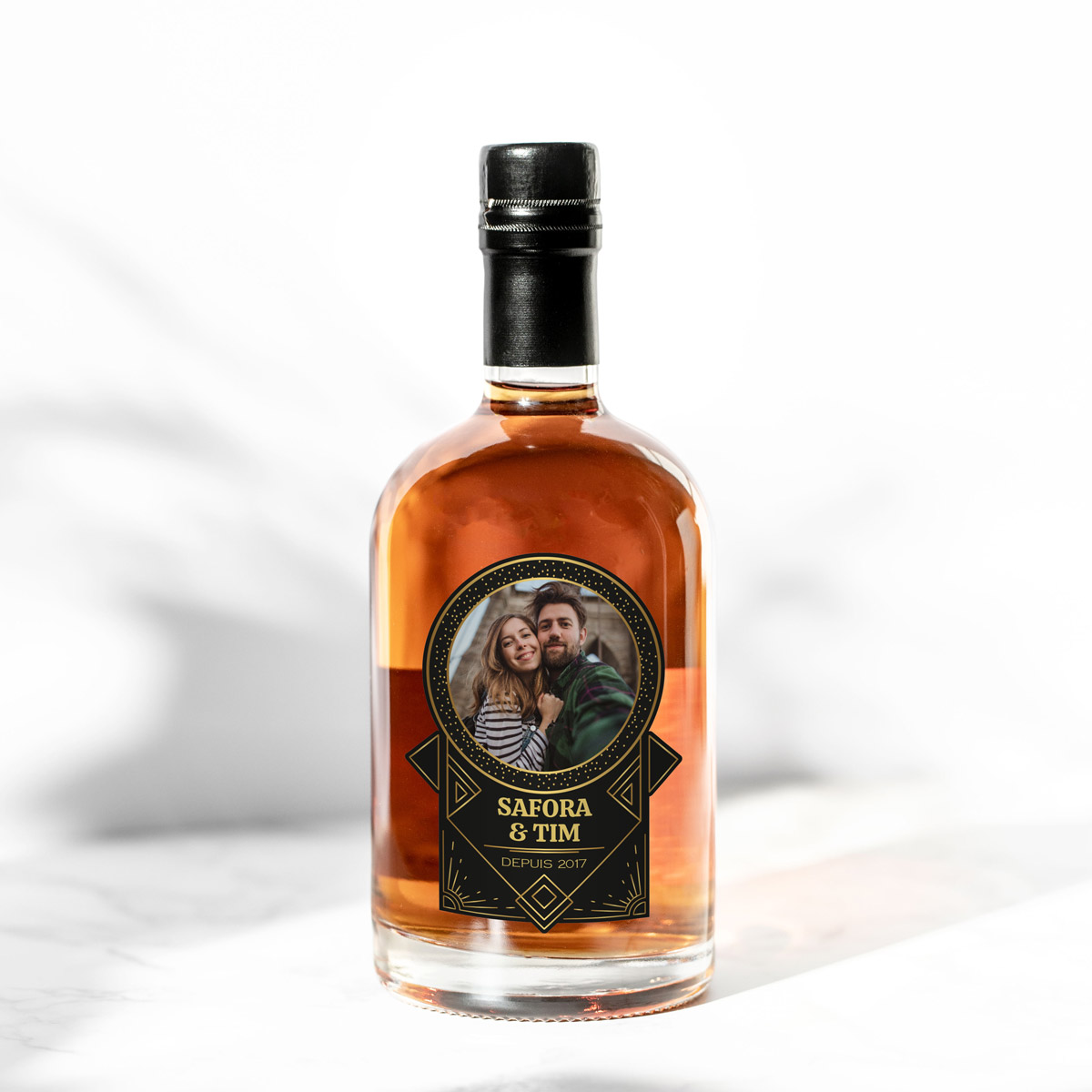 Rhum personnalisé avec photo et prénom