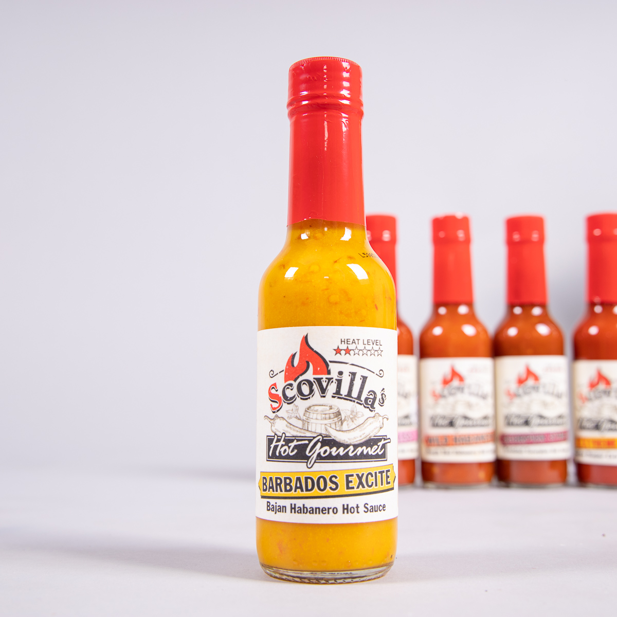 Sauces Scovilla Hot Gourmet au Piment