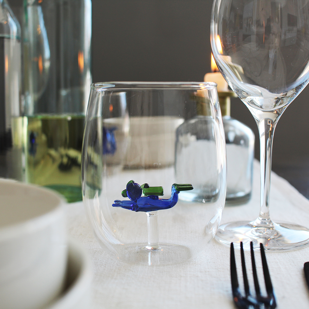 Verre avec plongeur