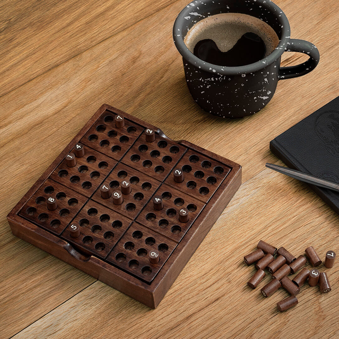 Puzzle Sudoku en bois