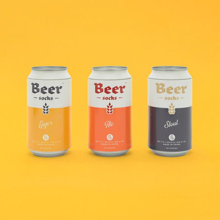 Chaussettes Bière Cadeau de Noël Homme : les chaussettes bières