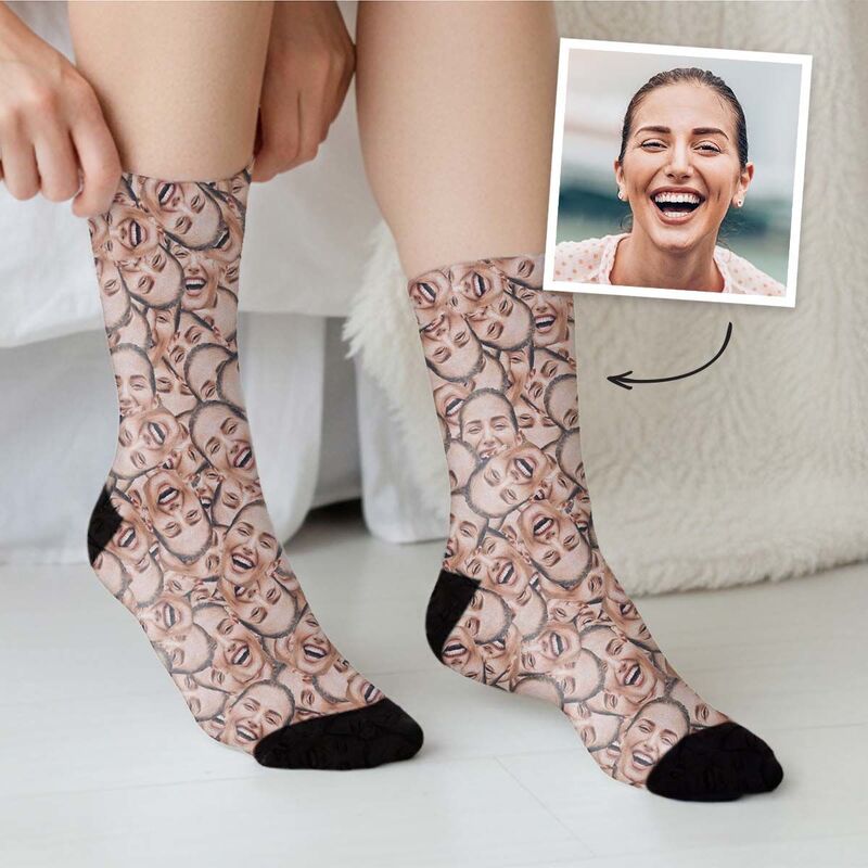 Chaussettes personnalisées visage