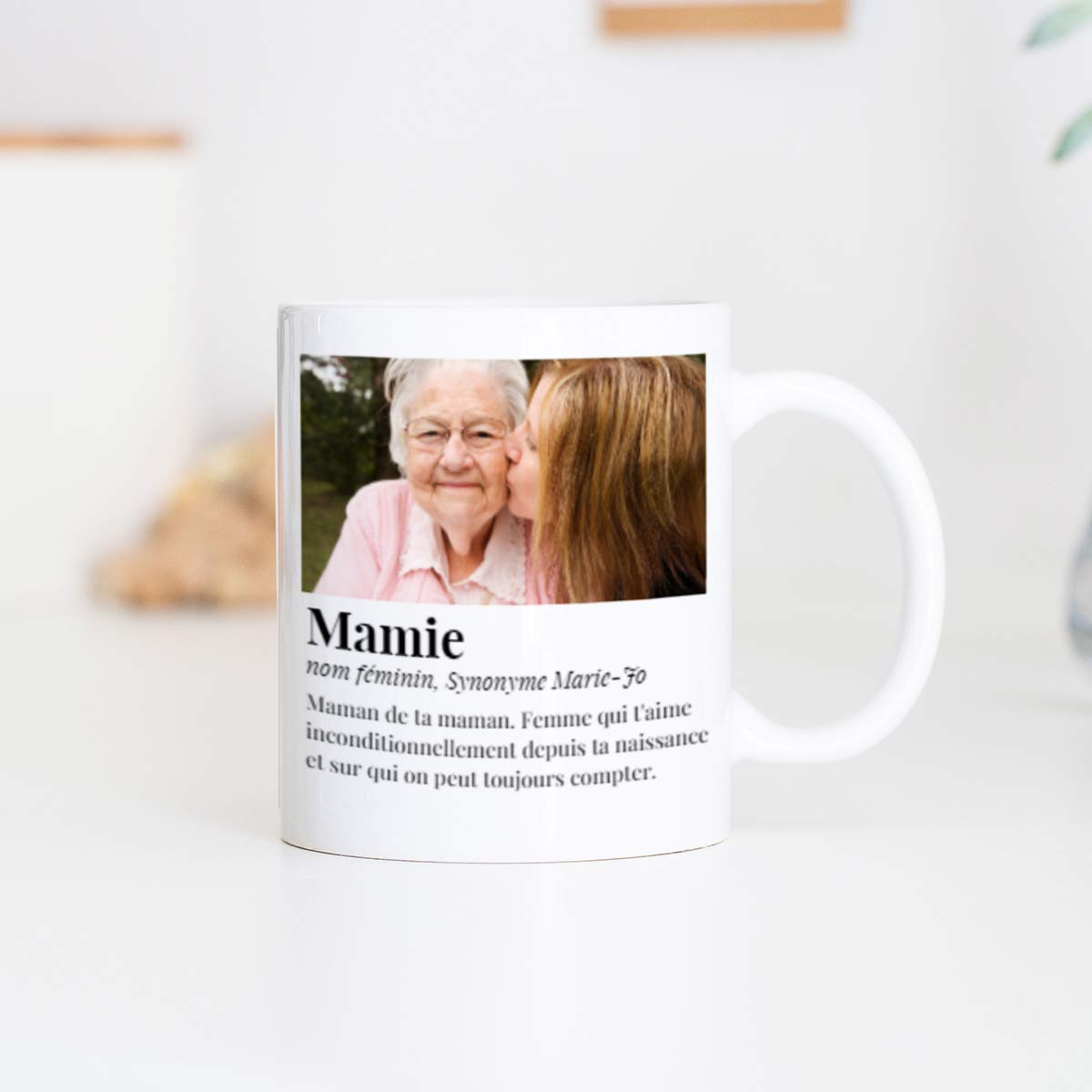 Cadeau grand-mère : Tablier les bonnes raisons d'être Mamie