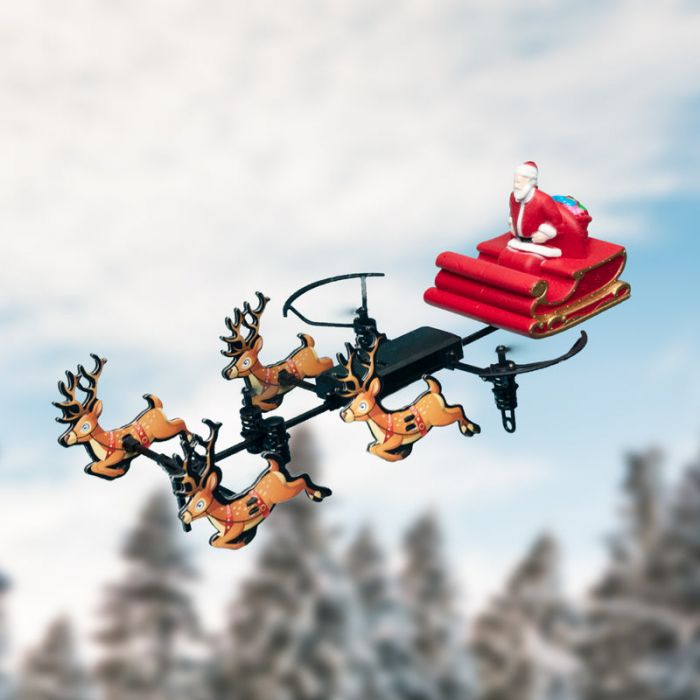 cadeau de Noël Drone Père Noël volant
