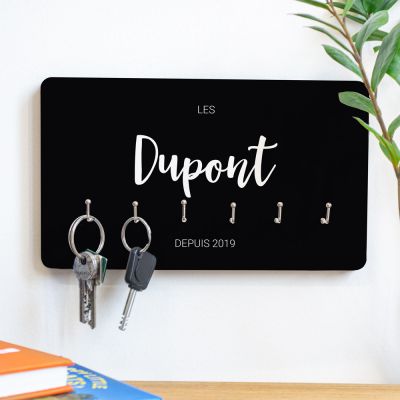 Porte-clés Mural personnalisable avec nom Porte-clés Mural personnalisable avec nom