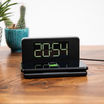 Chargeur sans fil avec Horloge et Veilleuse Chargeur sans fil avec Horloge et Veilleuse