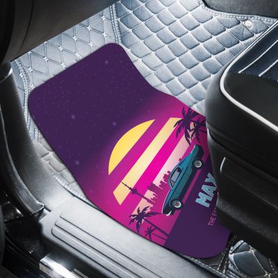 Tapis de voiture avec 2 lignes Tapis de voiture avec 2 lignes