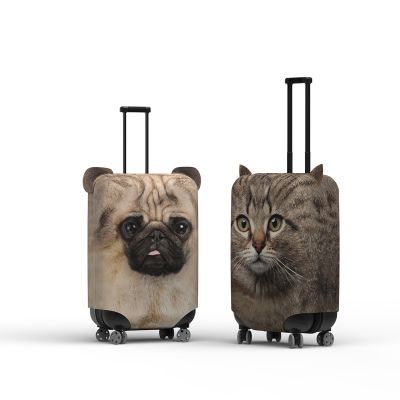 Housse de valise avec oreilles de chien ou de chat Housse de valise avec oreilles de chien ou de chat