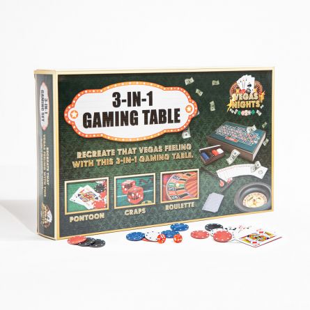 Table de Jeux Vegas Nights 3 en 1