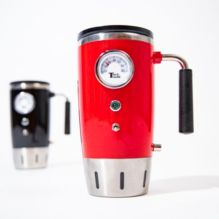 Thermos rétro qui affiche la température