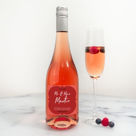 Bouteille de Secco Personnalisable pour Mariage
