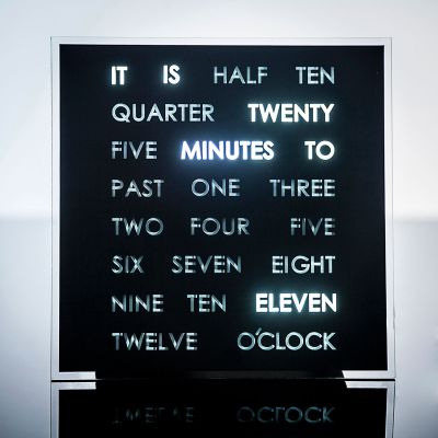 Cadeau mariage - Horloges à mots LED