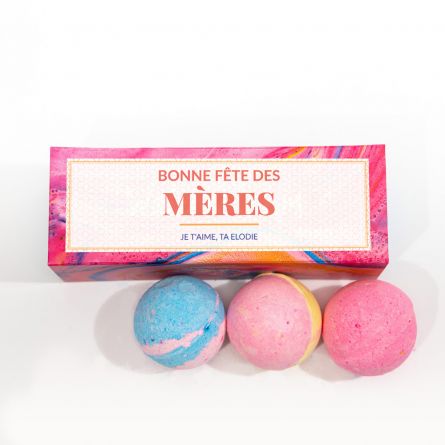 Boîte de Bombes de Bain avec texte