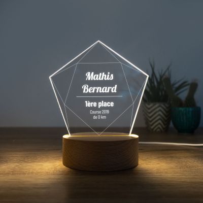 Cadeau prenom - Lampe LED avec Étoile